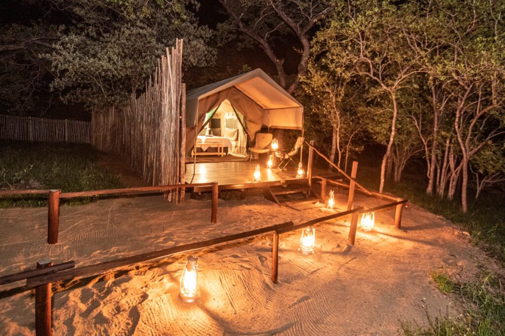 SafariLife - The Kruger and Sabi Sand Luxury Tented Camp Safari - Midrange Rustic Tented Camp Kruger Safari Located at Paul Kruger Gate
